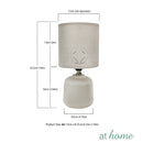 Zachary Ceramic Table Lamp with Linen Shade