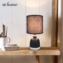 Ziggy Ceramic Table Lamp with Linen Shade