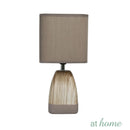 Rio Ceramic Table Lamp With Linen Shade