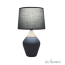 Rio Ceramic Table Lamp With Linen Shade
