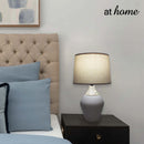 Rio Ceramic Table Lamp With Linen Shade