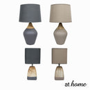 Rio Ceramic Table Lamp With Linen Shade