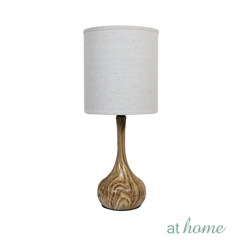 Rav Ceramic Table Lamp With Linen Shade