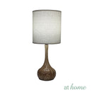 Rav Ceramic Table Lamp With Linen Shade