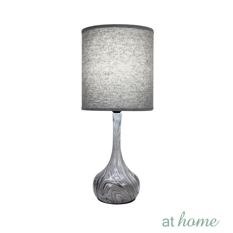 Rav Ceramic Table Lamp With Linen Shade