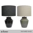 Deluxe Arena 24 Inches Ceramic Table Lamp with Linen Shade