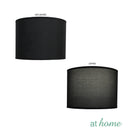 Jackson Round Ceramic Table Lamp With Linen Shade