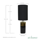 Ricka Ceramic Table Lamp with Linen Shade