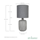 [SALE] Moscow Ceramic Table Lamp with Linen Shade