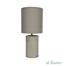 Mosk Ceramic Table Lamp with Linen Shade
