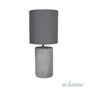 Mosk Ceramic Table Lamp with Linen Shade