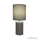 Mosk Ceramic Table Lamp with Linen Shade
