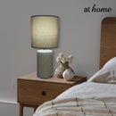 Mosk Ceramic Table Lamp with Linen Shade