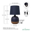 Aegean Aleah Nordic 12 Inches Ceramic Table Lamp