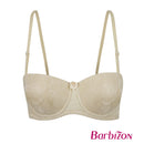 Classic Beauty Jacquard Half Cup Bra with Underwire - Sunstreet