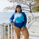 Tropical Summer Bodysuit with UPF 50