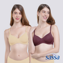 Blooming Neutral Perfect Pair  2-in-1 Pack Non Wire Padded Full Cup Bra