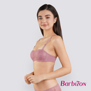 Elegant Rose Blossoms Non-wired Half Cup Bra