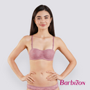 Elegant Rose Blossoms Non-wired Half Cup Bra