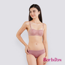 Elegant Rose Blossoms Non-wired Half Cup Bra