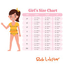 Girls Pink Long Sleeved Rashguard - Sunstreet