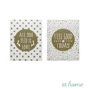 Set of 2 Xian Quotes Canvas Wall Art Decor - Sunstreet