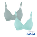 Basic Fit Perfect Pair 2-in-1 Pack Full Cup Bra with Underwire