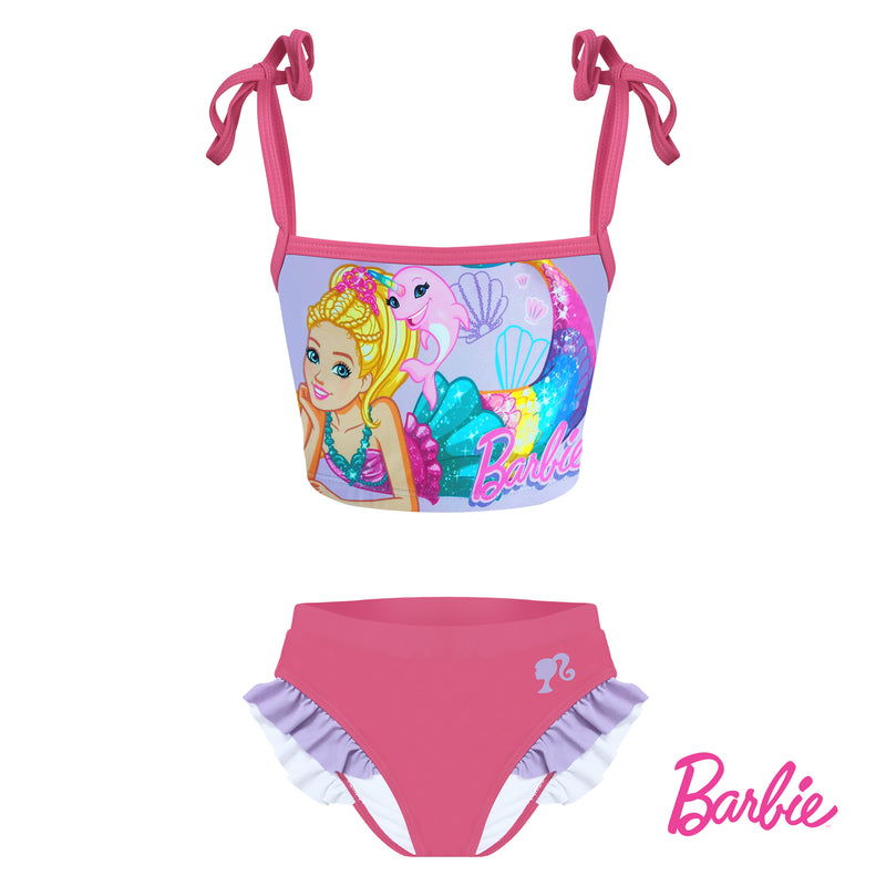 Barbie Self-Tie Strap Bikini Set