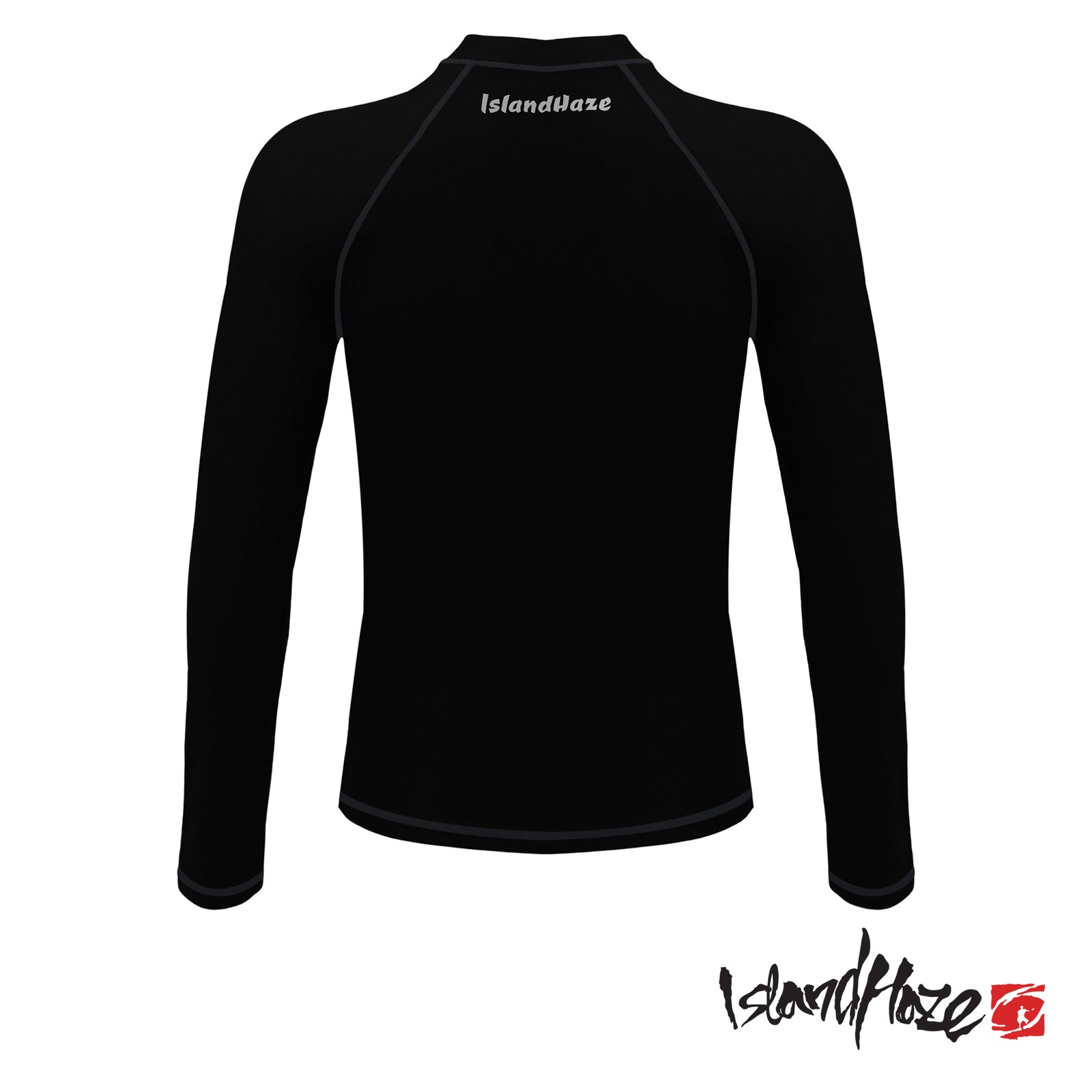 Essentials Black Long Sleeved Rashguard with UPF 50
