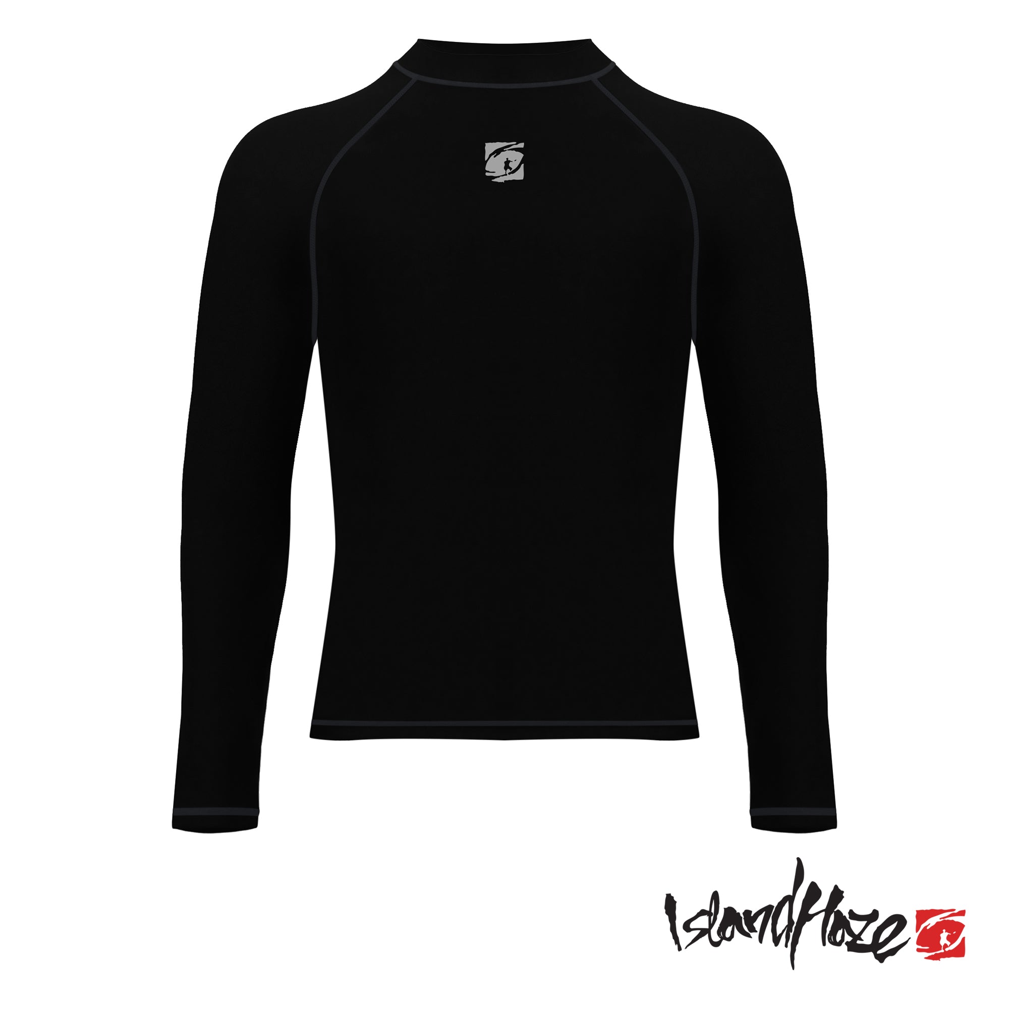 Essentials Black Long Sleeved Rashguard with UPF 50