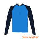 Sea Adventure Blue Long Sleeved Rashguard with UPF 50