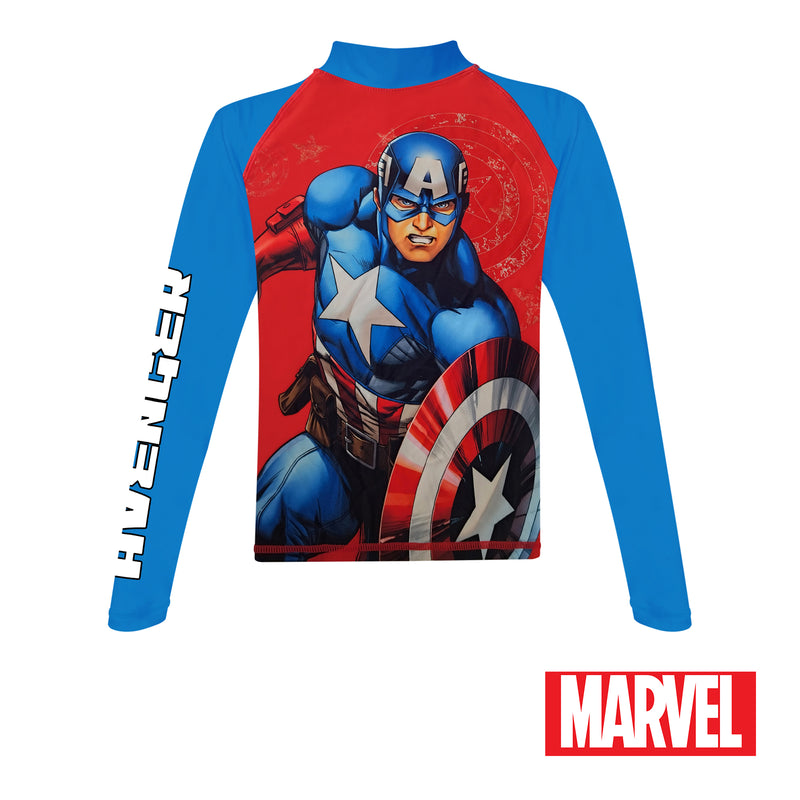 Marvel Captain America Long-sleeved Rashguard