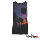 Sunset Surfer Tank Top