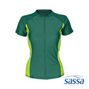 Winter Sunset Short Sleeved Rashguard w/ Full Zipper