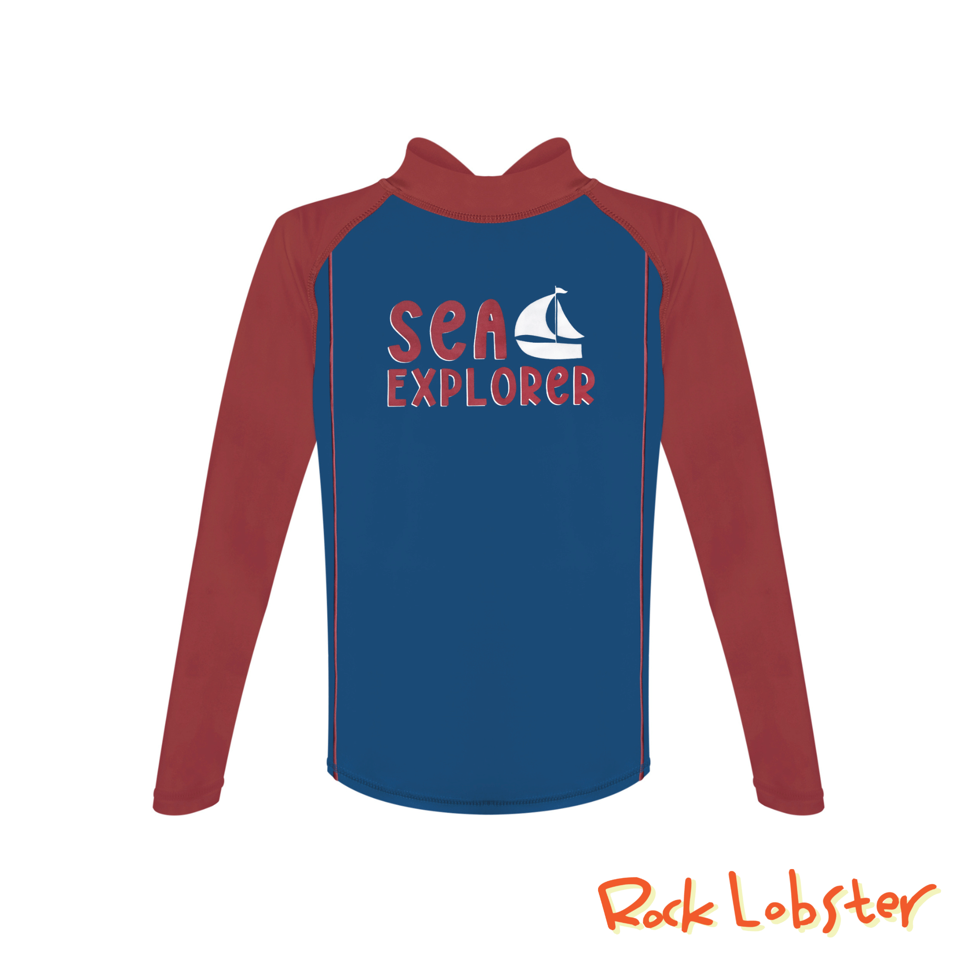 Adventure Time Rash Guard Sea Adventure Long Sleeved Rashguard with UPF 50