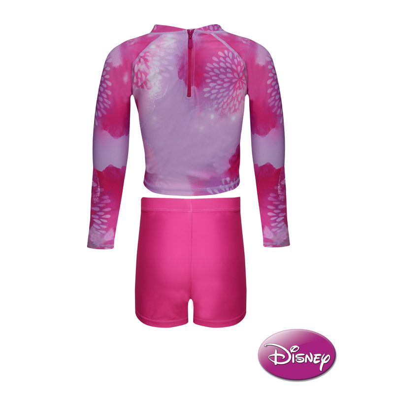 Disney Princess Cropped Long Sleeved Rashguard Boyleg Set