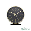 Exo Metal Analog Table Clock