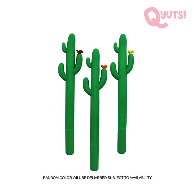 1pc Cactus Gel Pen [RANDOM DESIGN]