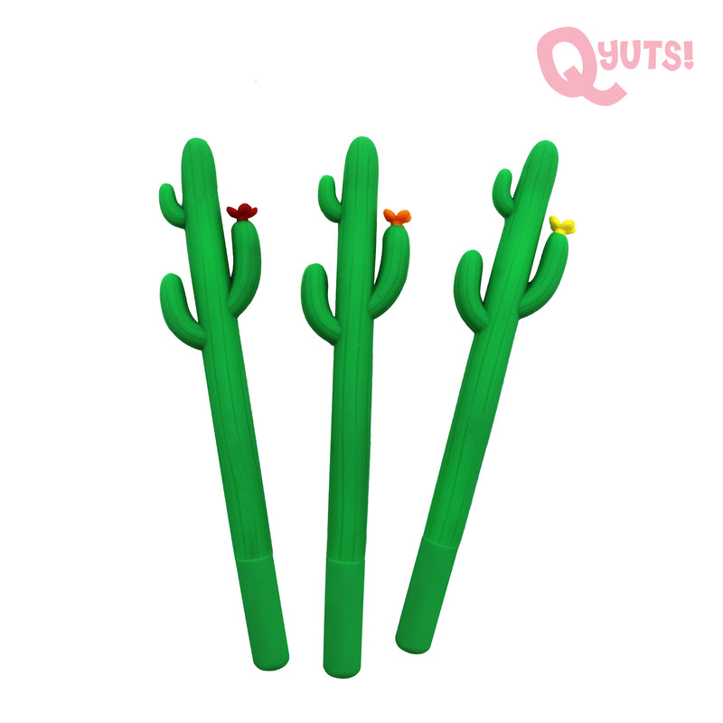1pc Cactus Gel Pen [RANDOM DESIGN]