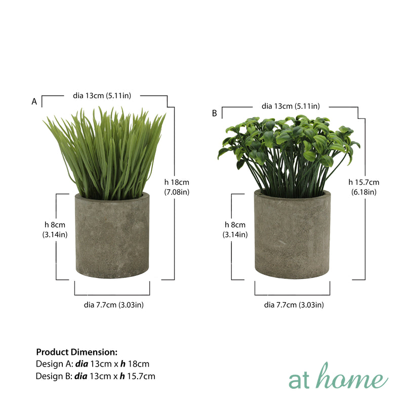 1pc Harrie Artificial Potted Plant