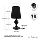 Levitz Nordic 15 Inches Metal Table Lamp